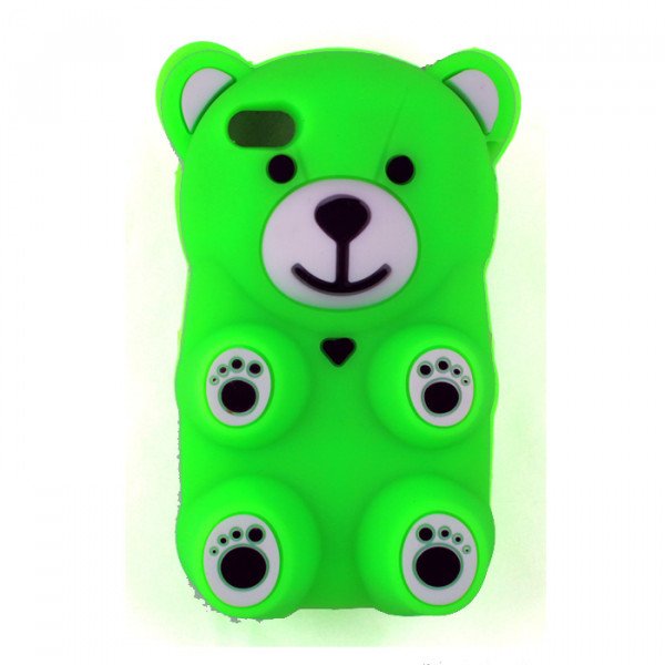 Wholesale iPhone 4 4S 3D Gummy Bear Case (Green)